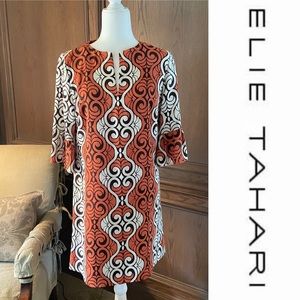 Elie Tahari Print Dress-Size 6